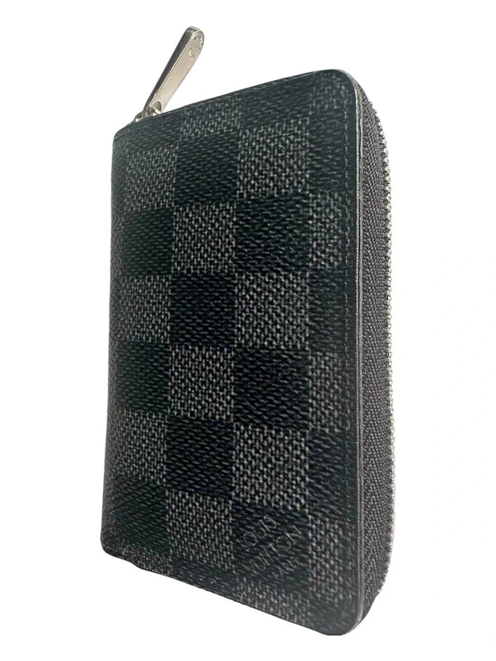 Louis Vuitton Damier Graphite Zippy Coin Purse Compact Wallet Box & Dust Bag